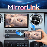 Car Radio for Ford F150 2004-2008/Ford Expedition 2007-2014/Edge 2007-2010, QLED HD Touchscreen, Wireless CarPlay/Android Auto, GPS, 5G WiFi, SWC, AHD Backup Camera