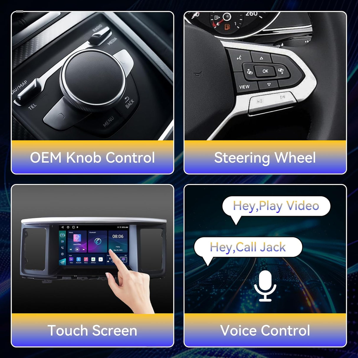 Android 14 Car Stereo for Nissan Pathfinder 2012-2020 Upgrade Wireless CarPlay & Android Auto AHD Backup Camera GPS SWC FM WiFi Bluetooth