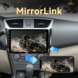 Car Stereo for Nissan Sentra 2013-2017 Upgrade Wireless CarPlay & Android Auto AHD Backup Camera GPS SWC FM WiFi Bluetooth