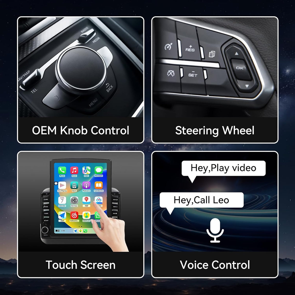 Car Stereo Radio for Jeep Wrangler JL 2018-2021 Gladiator JT 2020 2021 Upgrade,Wireless CarPlay & Android Auto 1080P AHD Backup Camera 9.7 Touch Screen GPS SWC Bluetooth
