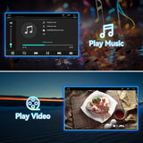 Car Radio Stereo for Dodge RAM 2002-2006/Jeep Wrangler 2003-2006/Caravan 2004-2007- Wireless CarPlay/Android Auto, GPS, Backup Camera, WiFi/Bluetooth