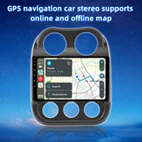 Binize Android 13 Car Stereo Compatible with Jeep Compass/Patriot 2010-2016 Carplay Android Auto 10.1 Inch Touch Screen Bluetooth Car Radio with GPS,FM,Support Backup Camera