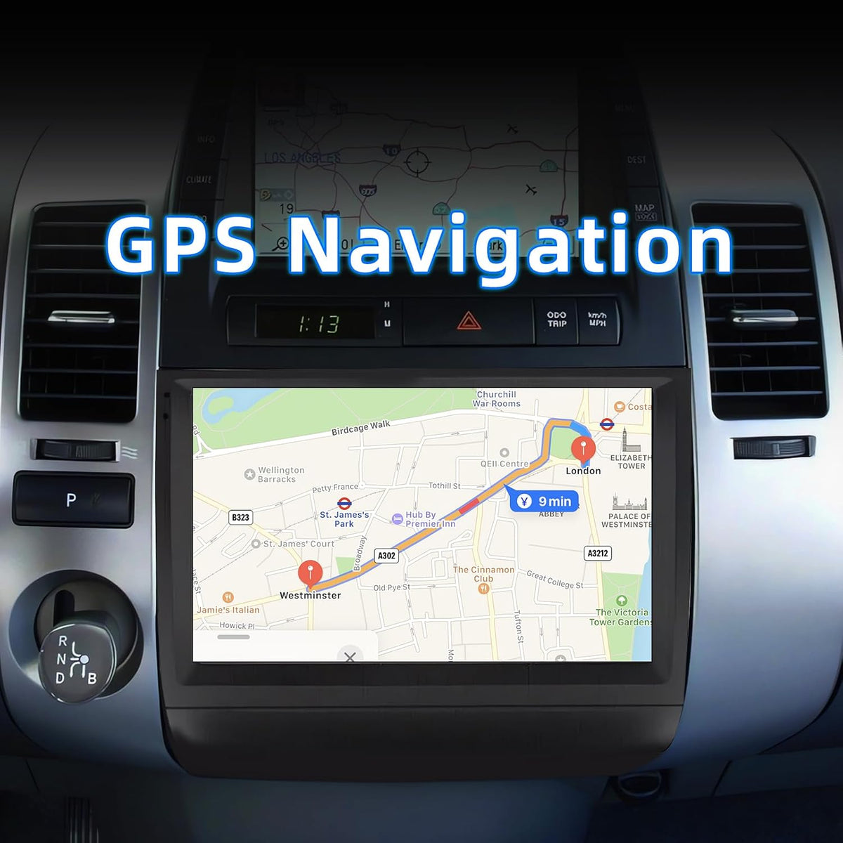 Android 13 Car Radio For Toyota Prius 2003 2004 2005 2006 2007 2008 2009 Support Wireless CarPlay Android Auto Bluetooth