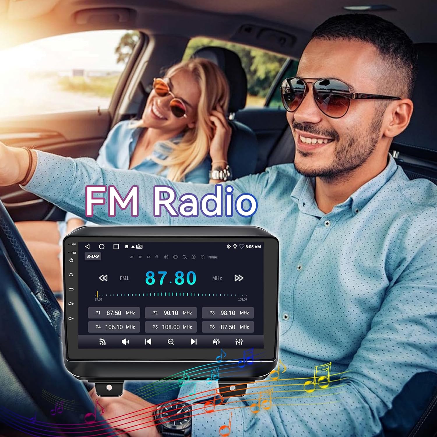 Android 13 Car Stereo for Jeep Wrangler 2018-2021 Gladiator JT