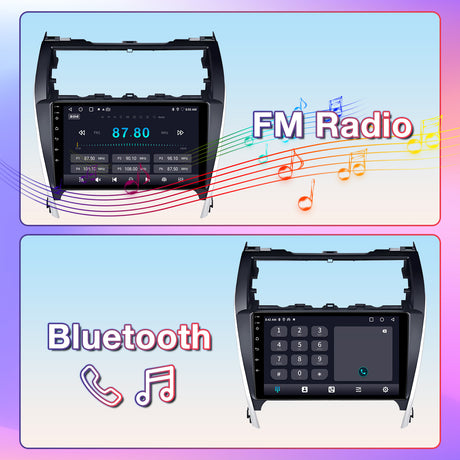 Binize Android 13 Car Stereo Radio CarPlay Stereo Touch Screen for 2012 2013 2014 Toyota Camry