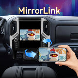 Car Stereo Radio 8-Core Qualcomm CPU, with Android Auto Wireless Carplay for Chevy Silverado 2019-2021 Upgrade 2K Touchscreen Bluetooth WiFi GPS DSP AM FM Head Unit (only fit original 7inch without BOSE)