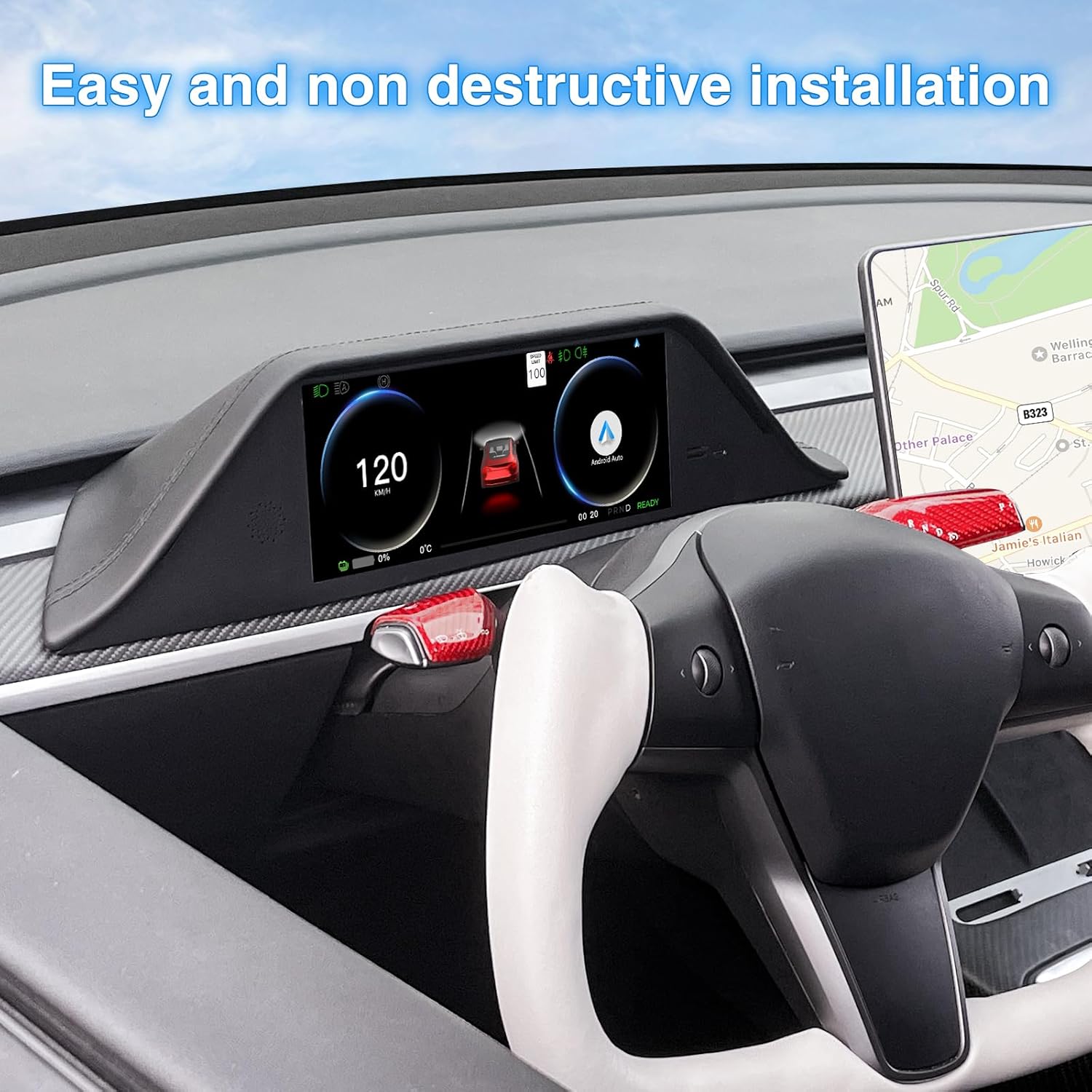 Head Up Display for Tesla Model 3 2017-2023 Model Y 2019-2023 – Binize