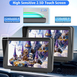 Binize Carplay Screen for Car, 7" HD Wireless Portable CarPlay Touchscreen Stereo with Android Auto Mirror Link/Backup Camera/GPS Navigation/Satellite Radio for All Vehicles