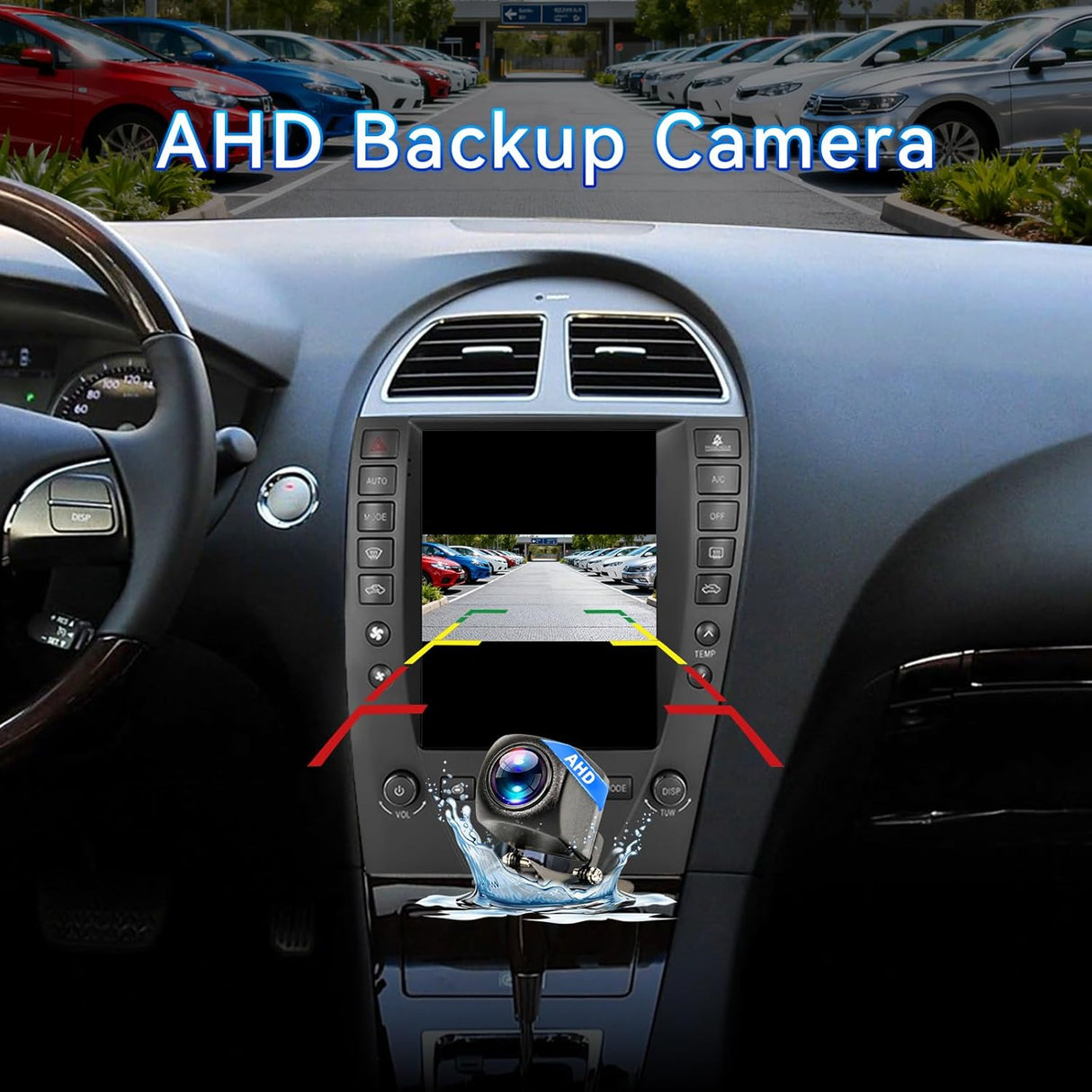Car Radio Stereo for Lexus ES350 2006 2007 2008 2009 2010 2011 2012 Wireless CarPlay & Android Auto GPS Navigation FM Radio Upgrade Bluetooth HD Backup Camera