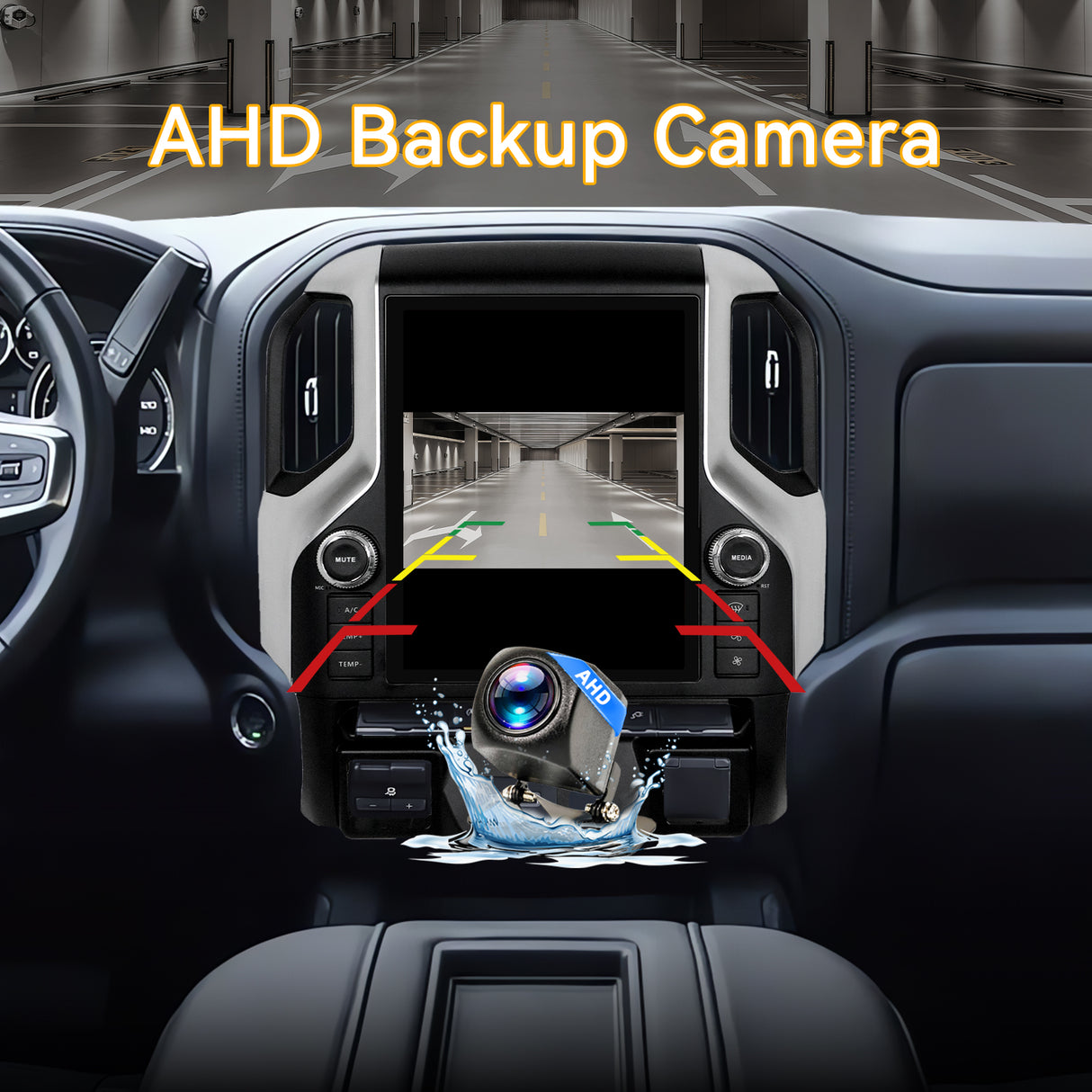 Car Stereo Radio 8-Core Qualcomm CPU, with Android Auto Wireless Carplay for Chevy Silverado 2019-2021 Upgrade 2K Touchscreen Bluetooth WiFi GPS DSP AM FM Head Unit (only fit original 7inch without BOSE)