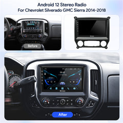 Binize Android 12 Car Unit for Chevy Silverado Apple CarPlay Radio