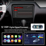 Binize 10 Inch Android 13 CarPlay Radio Car Stereo for Ford Mustang 2010 2011 2012 2013 2014