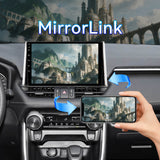 Android 13 Car Stereo Radio for Toyota RAV4 2019-2022 with Wireless CarPlay & Android Auto 10.1" IPS HD Touchscreen GPS Navigation Bluetooth SWC FM DSP Backup Camera