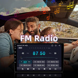 Car Radio Stereo for Jeep Wrangler (2007-2018), Dodge Ram(2009-2012), JK, Compass. Wireless CarPlay & Android Auto, Touchscreen, WiFi/BT/GPS/FM/Backup Camera/SWC