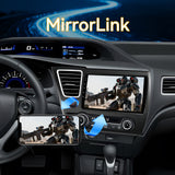 Car Stereo for Honda Civic 2014-2015 Upgrade Wireless CarPlay & Android Auto AHD Backup Camera GPS SWC FM WiFi Bluetooth