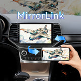 Car Stereo Radio for Jeep Grand Cherokee 2014-2021 with Wireless CarPlay & Android Auto 10.1" IPS Touchscreen WiFi GPS FM Audio 1080P Backup Camera