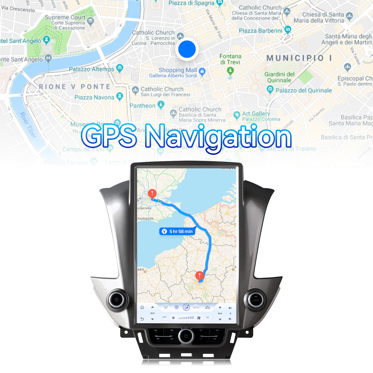 Android 13 Car Stereo Radio 8-Core Qualcomm CPU for Chevrolet Suburban Tahoe GMC Yukon 2014-2020 (OEM 8 Inches) with Wireless CarPlay & Android Auto 14.5-Inch IPS Touch Screen GPS 4G/WiFi