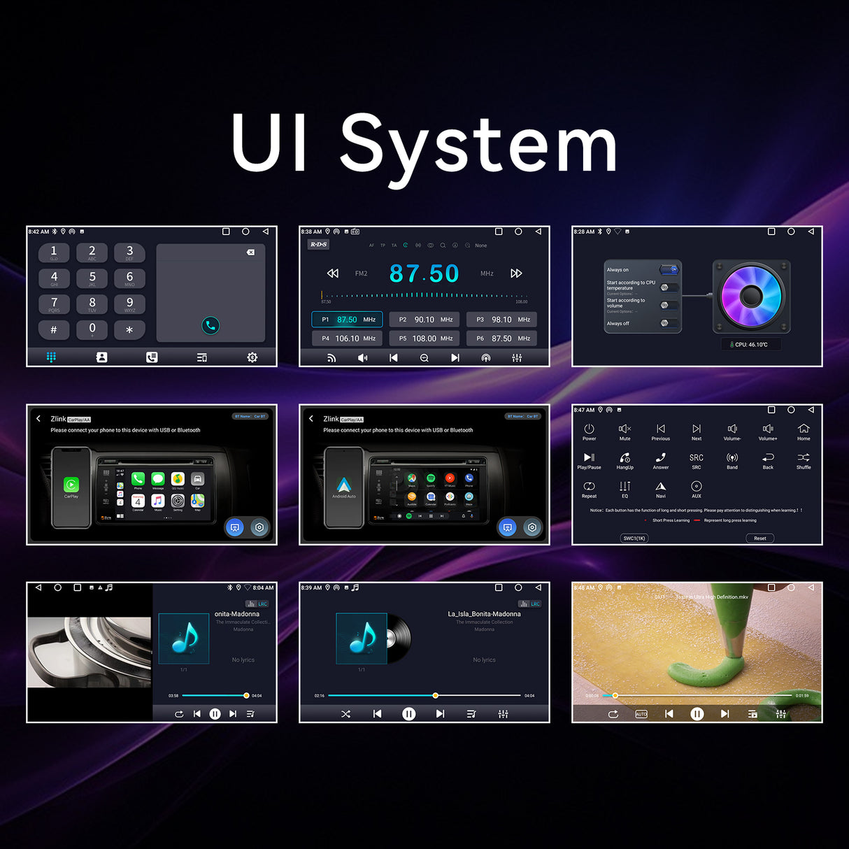 Android 13 Car Radio Compatible with Ford F150 2009 2010 2011 2012 Manual AC Upgrade, Car Stereo Replacement Wireless CarPlay & Android Auto