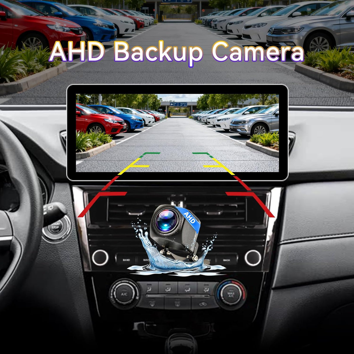 Car Stereo Radio with Android Auto Wireless Carplay for Nissan Rogue 2014-2020  Upgrade 2K Touchscreen Bluetooth WiFi GPS DSP AM FM Head Unit