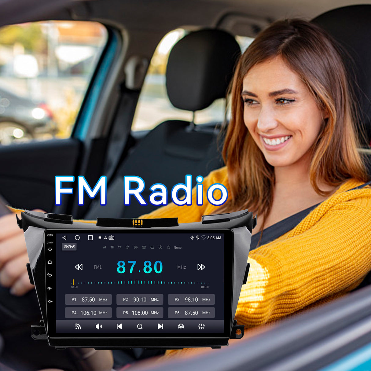Car Stereo Radio for Nissan Murano Z52 2014-2020 with Wireless CarPlay & Android Auto 10.1-Inch Touch Screen GPS Mirror Link Bluetooth SWC Backup Camera