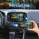 Car Stereo Radio for Chevrolet Colorado 2014 2015 2016 with Wireless CarPlay & Android Auto 9-Inch Touchscreen Bluetooth GPS WiFi FM RDS AHD Backup Camera