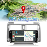 Car Stereo Radio for Toyota 4Runner 2009-2019 with wireless CarPlay and Android Auto GPS  / WiFi / SWC / Mirror Link / Bluetooth and AHD Backup Camera