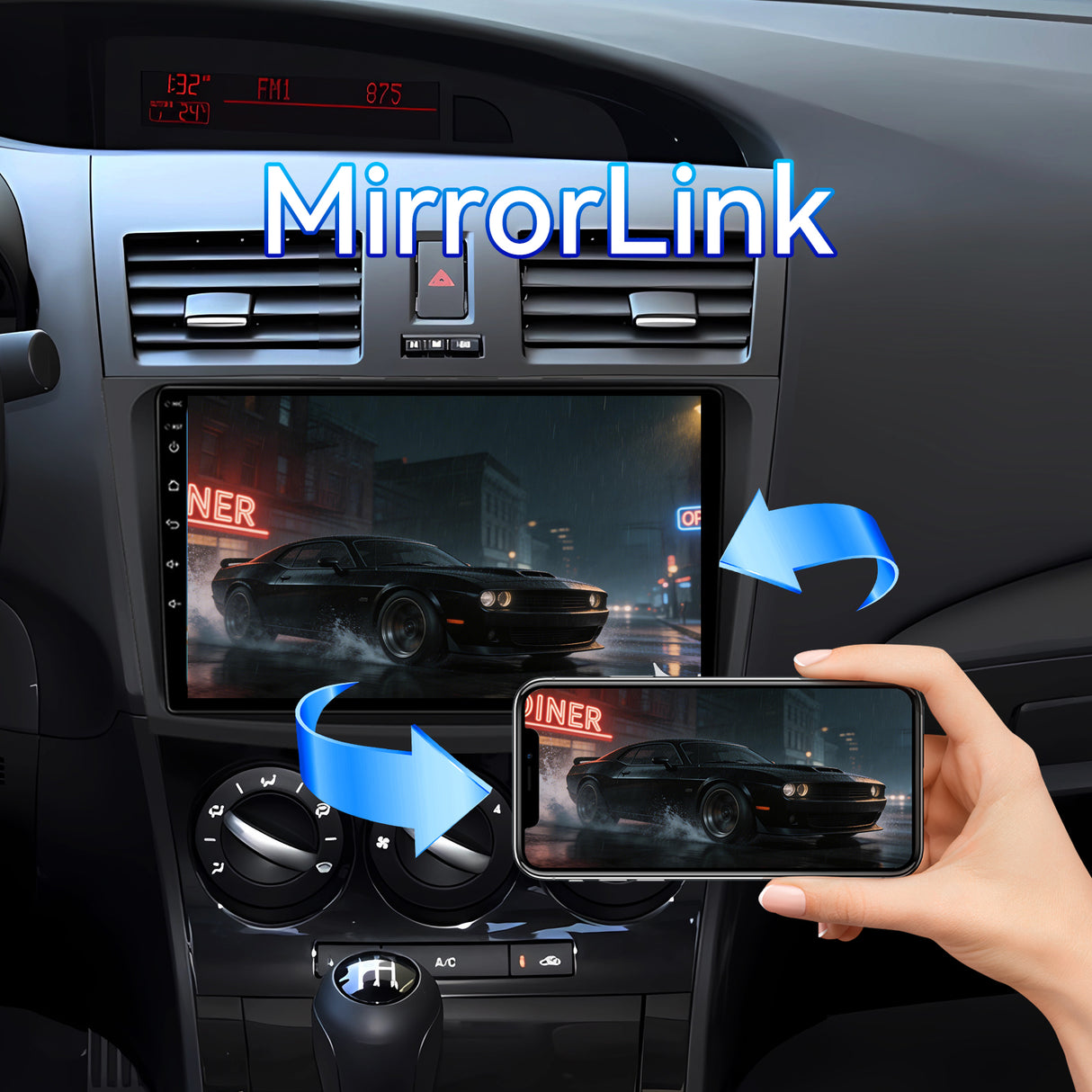 Android 13 Car Stereo Radio for Mazda 3 2010-2013 with Wireless CarPlay & Android Auto, 9-Inch Touchscreen GPS BT 5GWIFI FM SWC