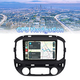 Car Stereo Radio for Chevrolet Colorado 2014 2015 2016 with Wireless CarPlay & Android Auto 9-Inch Touchscreen Bluetooth GPS WiFi FM RDS AHD Backup Camera