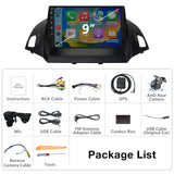 Car Radio Stereo Compatible with Ford Escape 2013 2014 2015 2016 2017 2018 2019,Android 13 Head Unit,WiFi/Bluetooth/Wireless CarPlay Andriod Auto