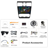 Android 13 Car Stereo Radio Compatible with Subaru Forester WRX Impreza STi Crosstrek 2016-2018