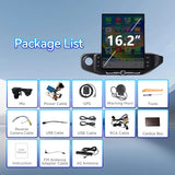Android 15 Car Radio Stereo for Jeep Wrangler JL 2018-2022 Gladiator JT 2019-2022 with Wireless CarPlay & Android Auto 16.2-Inch Touch Screen DSP 4G LTE 5G WiFi BT GPS Navigation BT
