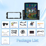 Car Radio Stereo for Dodge RAM 1500 2500 3500 2009-2012 Jeep Wrangler JK 2007-2016, with Wireless CarPlay Android Auto WiFi Bluetooth GPS Backup Camera