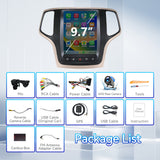 8 Core Android 13 Car Stereo Radio for Jeep Grand Cherokee 2014-2017 with Wireless CarPlay & Android Auto, 5G WiFi, Bluetooth 5.0, GPS and Backup Camera