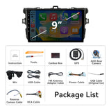 Car Stereo for Toyota Corolla 2006-2012 Upgrade Wireless CarPlay & Android Auto AHD Backup Camera GPS SWC FM WiFi Bluetooth