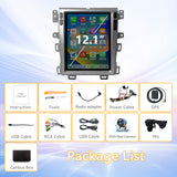 Car Stereo Radio 8-Core Qualcomm CPU, with Android Auto Wireless Carplay for Ford Edge 2009-2012 Upgrade 2K Touchscreen Bluetooth WiFi GPS DSP AM FM Head Unit