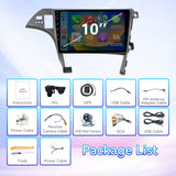 Car Stereo Radio for Toyota Prius 2010-2015 Qualcomm Chipset with Wireless CarPlay & Android Auto WiFi Bluetooth GPS FM RDS EQ SWC Upgrade 1080P Backup Camera