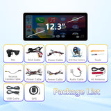 Car Stereo Radio with Android Auto Wireless Carplay for Nissan Rogue 2014-2020  Upgrade 2K Touchscreen Bluetooth WiFi GPS DSP AM FM Head Unit