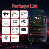 Binize 9.7" Android 14 Car Radio Compatible with Ford F150 2009-2012 Manual AC Upgrade, Car Stereo Replacement Wireless CarPlay & Android Auto, WiFi/BT/FM/SWC/GPS/1080P AHD Backup Camera/2+64G