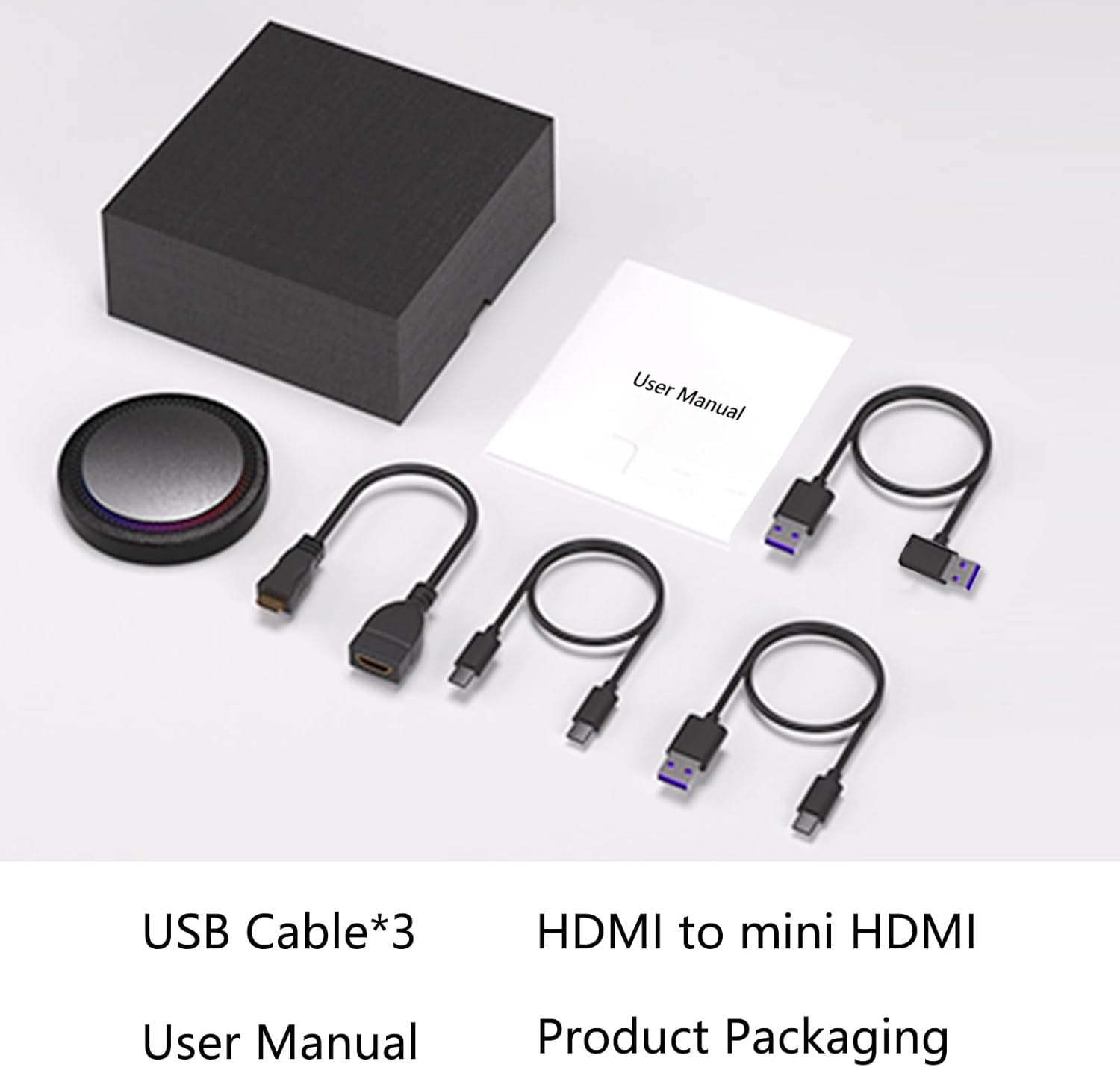 Redmaple Carplay AI Box HDMI分配器 CarPlay AI Box with Wireless CarPlay/Android Auto for Car with