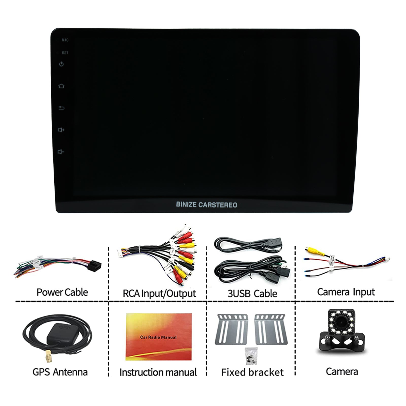 ANDROID - Love☆America BINIZE CARSTEREO Car Radio Double Din Android 12 Touch