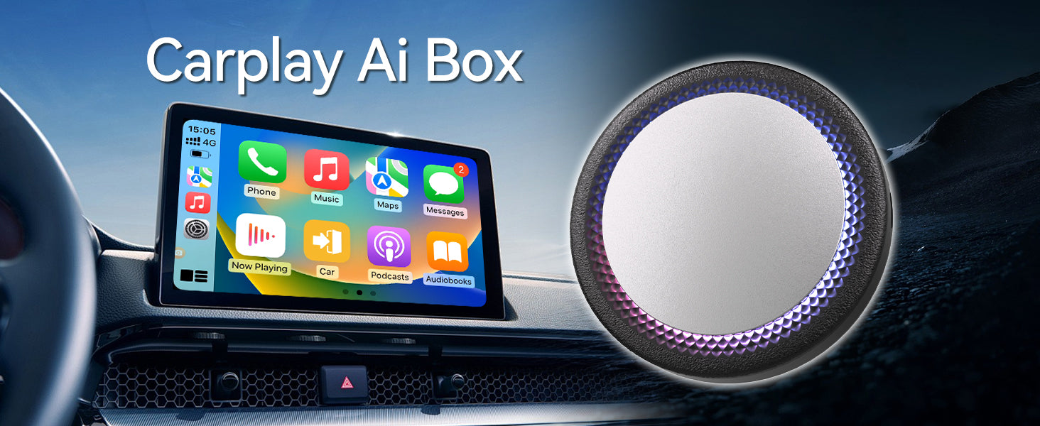 Android 13 HDMI CarPlay Ai Box for Toyota Tundra 2022 2023 2024