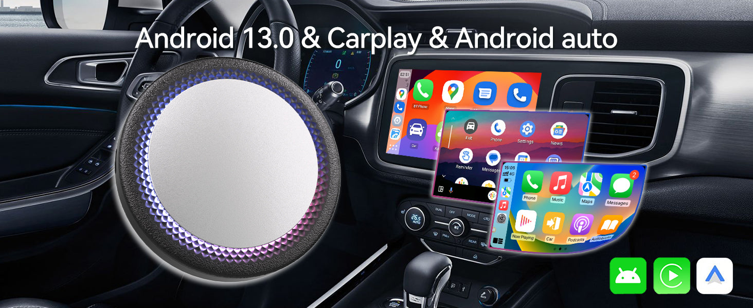 よ*ー様 HEYINCAR+ CarPlay AI Box Android 13 2025 New HEYINCAR Android 13 Tv box Android Auto Carplay Wireless