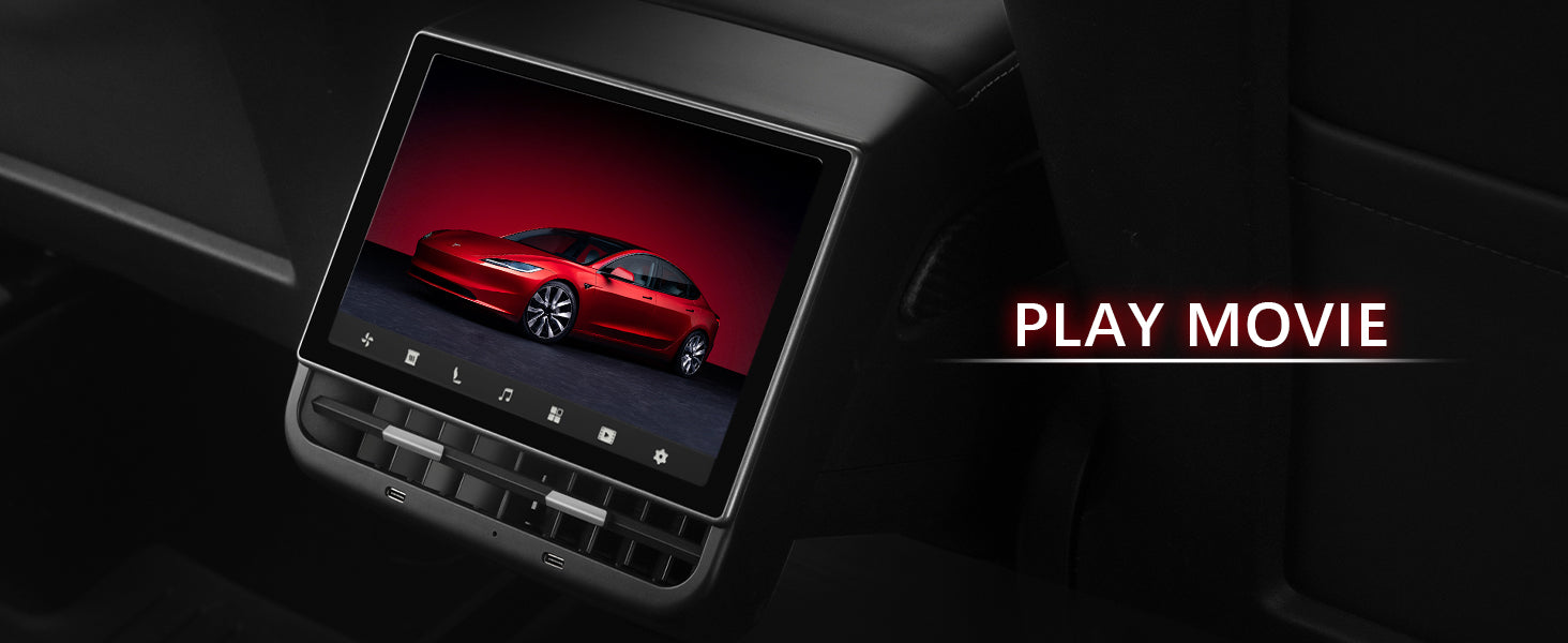 BINIZE 8.66-Inch Rear Screen for Tesla Model 3 and Model Y