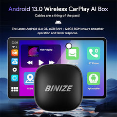 Binize Android CarPlay Wireless BOX for Toyota Tundra 2023 2024