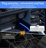 Binize Wireless CarPlay/Android Auto Adapter for Vehicle with  Factory Wired CarPlay/Android Auto