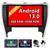 Binize Android Car Stereo for 2015 2016 2017 Toyota Camry with Wireless CarPlay&Android Auto GPS Navigation, Mirror Link