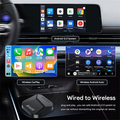 Binize Newest Wireless CarPlay BOX for OEM Car with Wired CarPlay