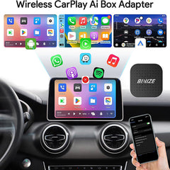 Binize Wireless Multimedia CarPlay Box for OEM Wired CarPlay