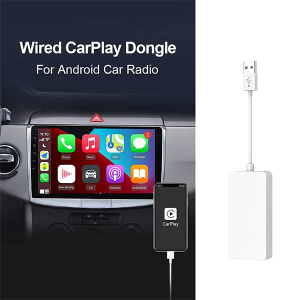 Binize Wired Auto CarPlay USB Dongle for Android Car Head Unit