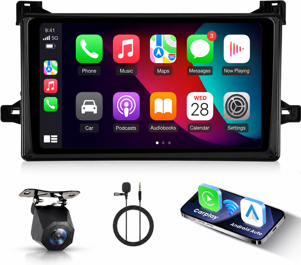 Car Stereo for Toyota Prius XW50 2015-2020 with Touchscreen